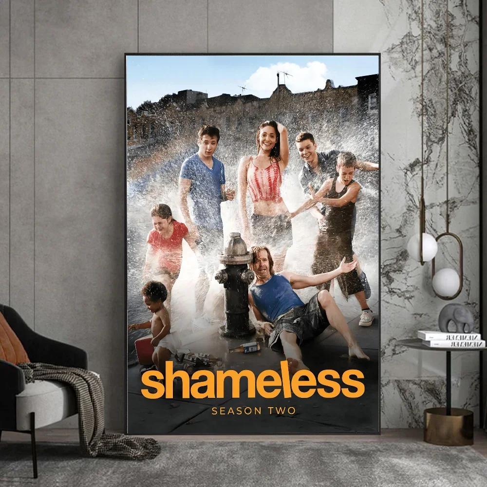 Shameless Hot TV Classic Vintage Posters Waterproof Paper Sticker Coffee House Bar Home Decor