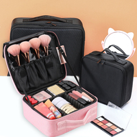 Makeup Bag For Women Travel Waterproof Oxford Cloth Beauty Brush Embroidery Toiletry Tool Storage Travel Cosmetic Handbag Case