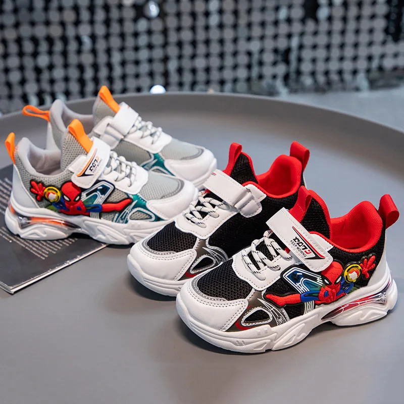 

Disney Boys' Sports Shoes Cartoon School Children's Mesh Breathable Running White Fashion Cool Shoes Sneaker Size 21-38