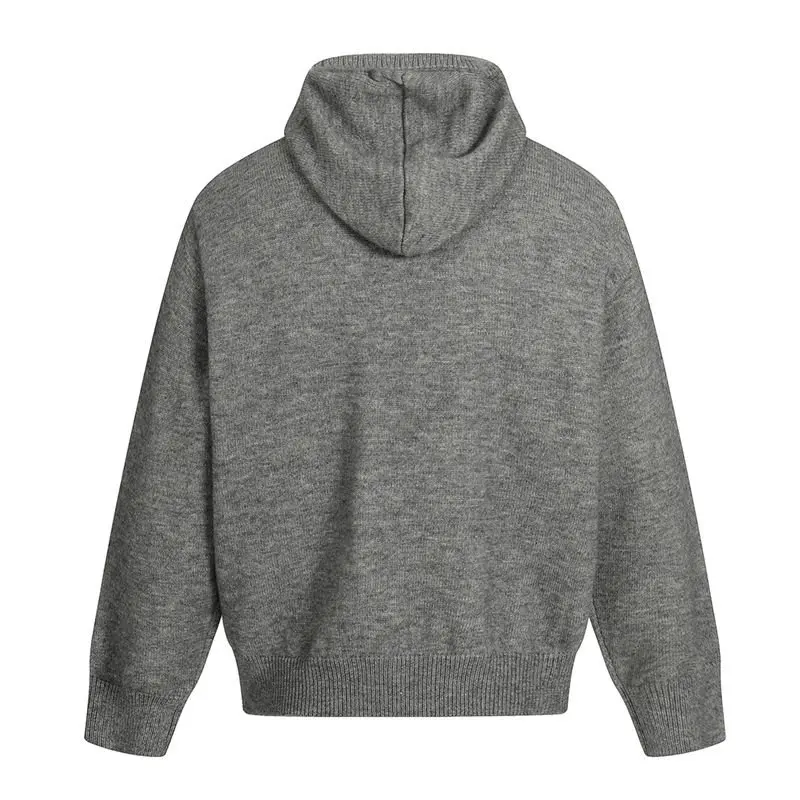 Novos homens soltos com capuz camisola jumper jaqueta unisex streetwear casual estilo curto moda vintage malha blusas cardigan casaco