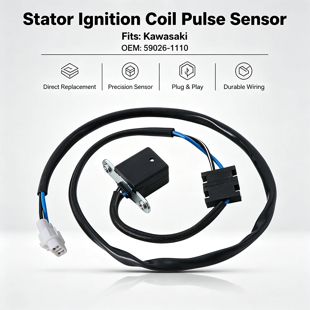 59026-1110 Stator Ignition Coil Pulse Gen For Kawasaki KLF400 Bayou 400 B1-B7 KVF360 KVF400 Prairie 360 400 4X4 Realtree APG HD