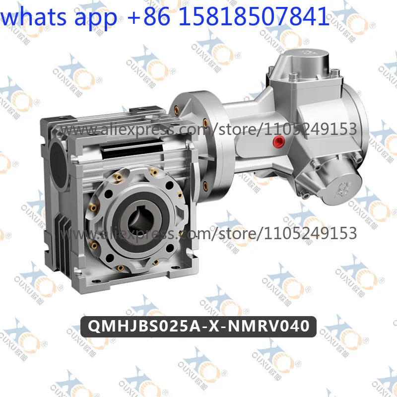 Piston type pneumatic worm gear worm deceleration explosion-proof motor, stepless speed regulation forward and reverse