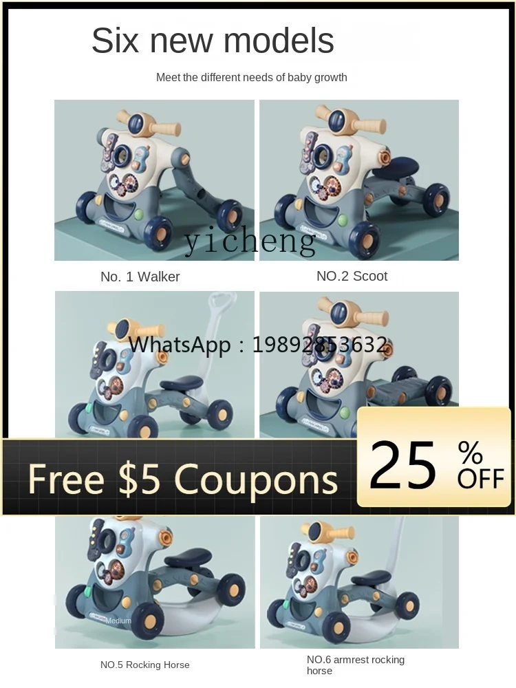 

ZZ Baby Toys 0-1 Year Old Infant Walker Early Childhood Education 6 Months Old Multi-Functional