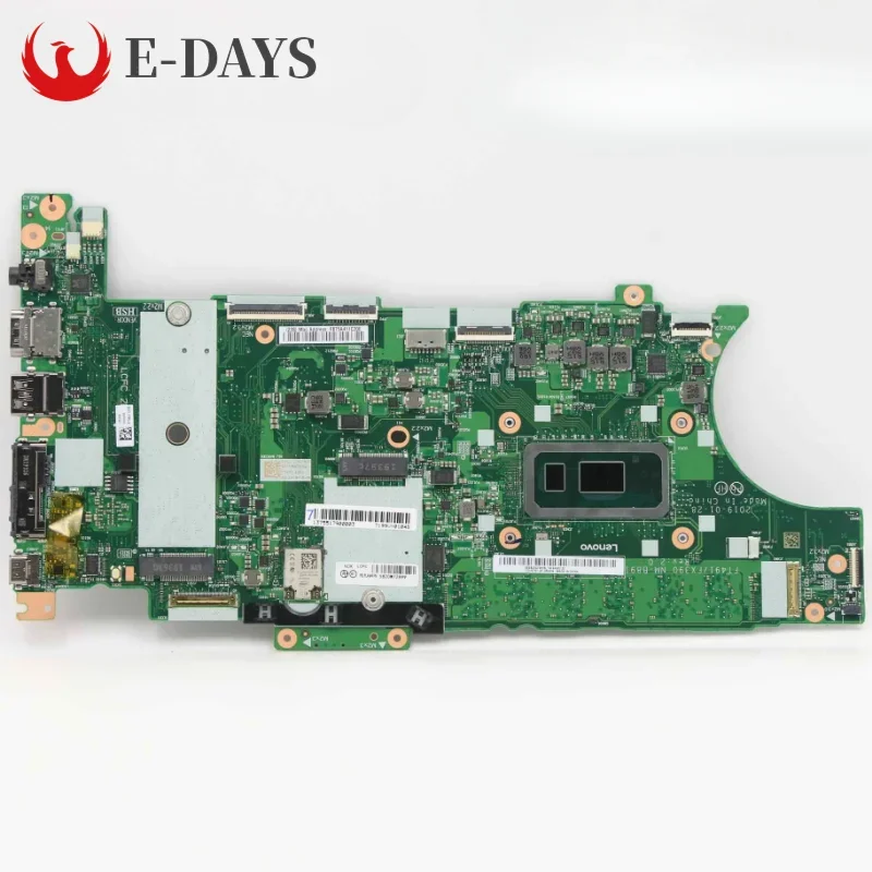 High QualityFor Lenovo ThinkPad X390 T490S Laptop Motherboard NM-B891 Mainboard With I3-8145u I7-8565u 4G 8G 16G 100% Tested Okh