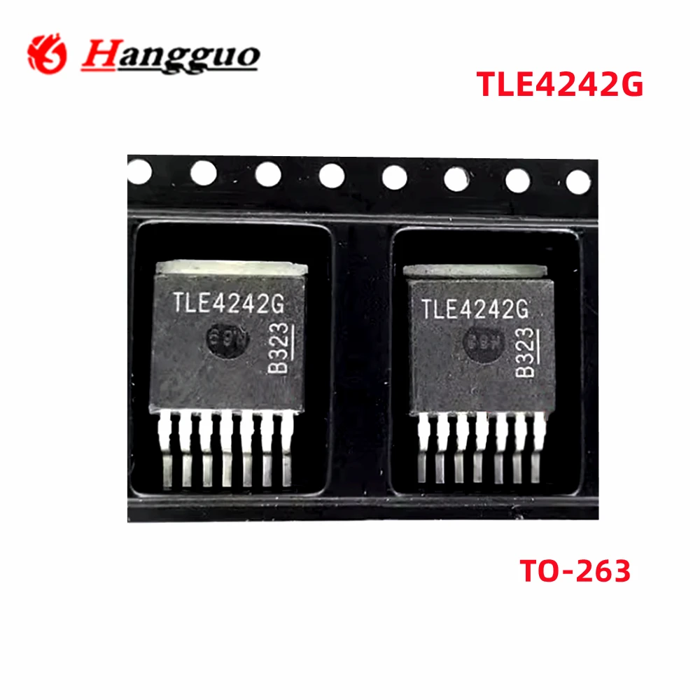 10Pcs/Lot Original TLE4242G 4242G_A Patch TO263-7 driver Chip Power management IC Chip