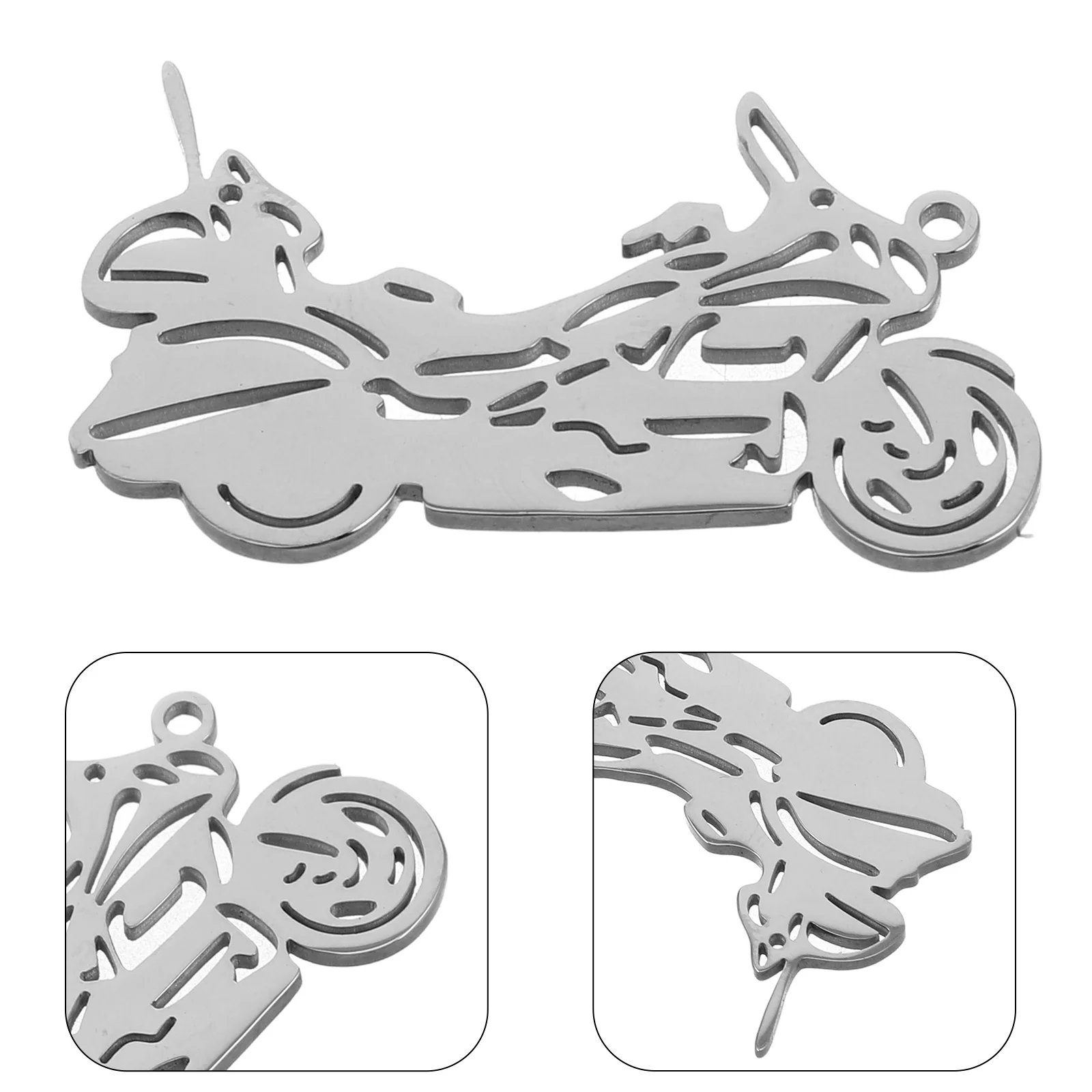 

5Pcs Vintage Motorbike Charms Stainless Steel Pendants DIY Jewelry Necklace Bracelet Making Supplies Handmade Motorcycle
