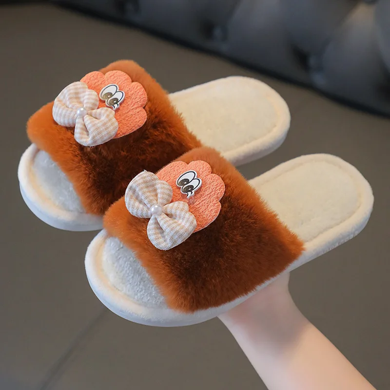 Pantuflas Cute Kid Cotton Slippers 2023 Winter New Anti Slip Boy Home Shoe Girl Slippers Indoor Floor Shoe Kid Shoe Zapatos Niña