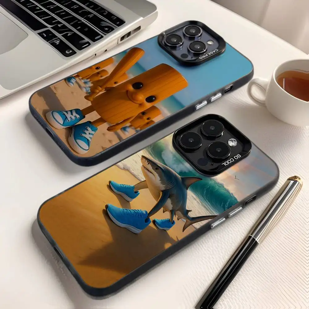 

Tung Tung Tung Sahur Phone Case For iPhone 16,15,14,13,12,11,8,7,Pro,Max,Plus,Mini,XS,SE Anti Fall Black Matte Hard