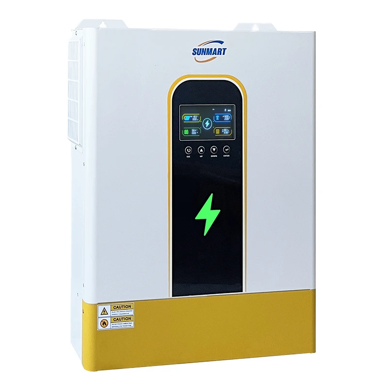 11KW48V Solar Power Inverter on off Grid Solar Hybrid Inverter with Parallel Function 60-500V PV Input Voltage - view 2
