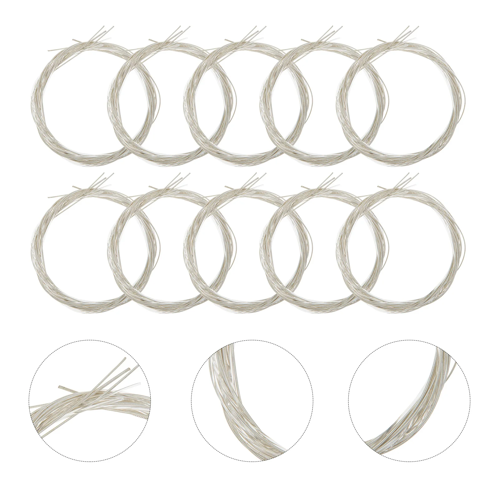 

12Pcs Professional Guitar Strings for Folk Guitars Durable and Easy to Replace Guitar Accessories Excellent Craftsmanship