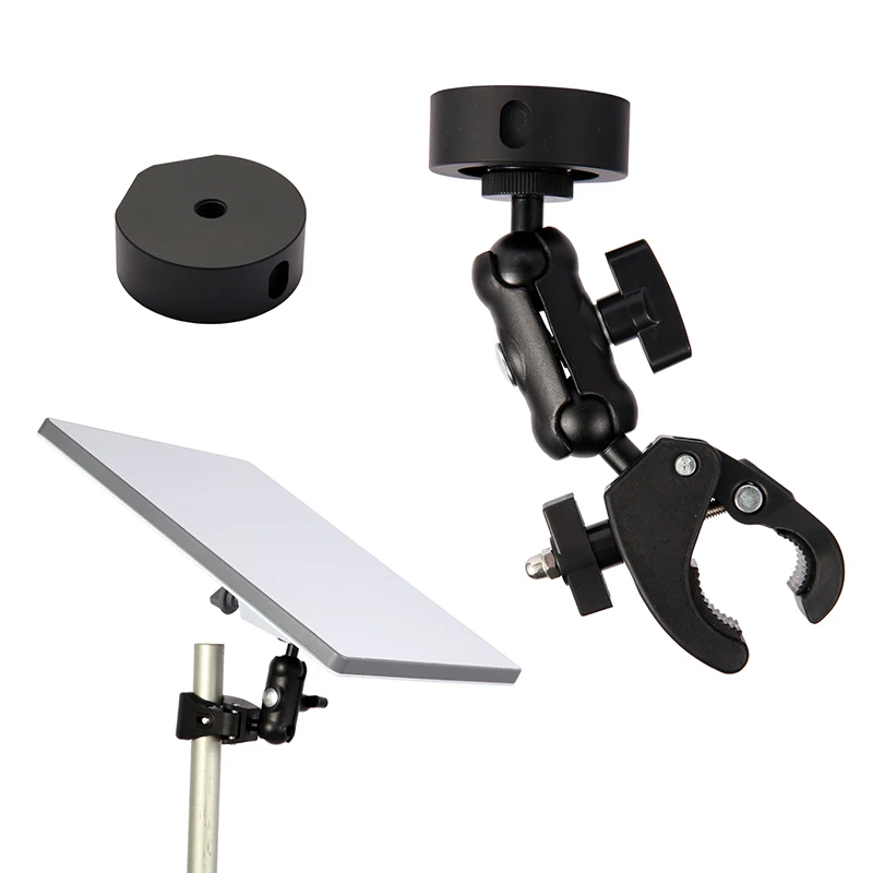 لـ Starlink Mini Round Tube Bracket مجموعة مشبك قوي مع محول برغي 1/4 لسهولة التركيب والمتانة #3