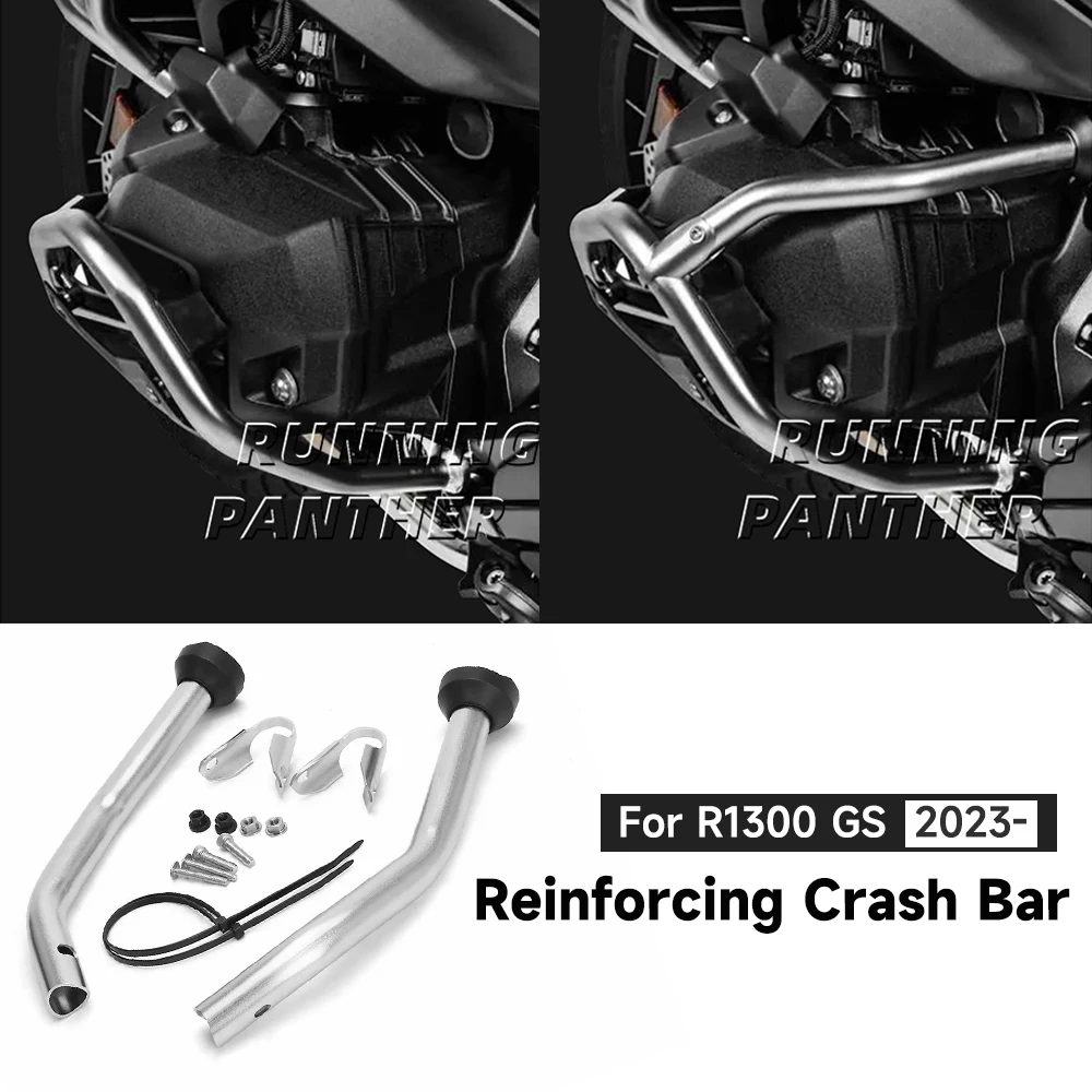 

For BMW R1300GS R1300 GS R 1300 GS 2023 2024 Motorcycle Engine Crash Bar Bumper Original Frame Protection Reinforcements Bar Kit