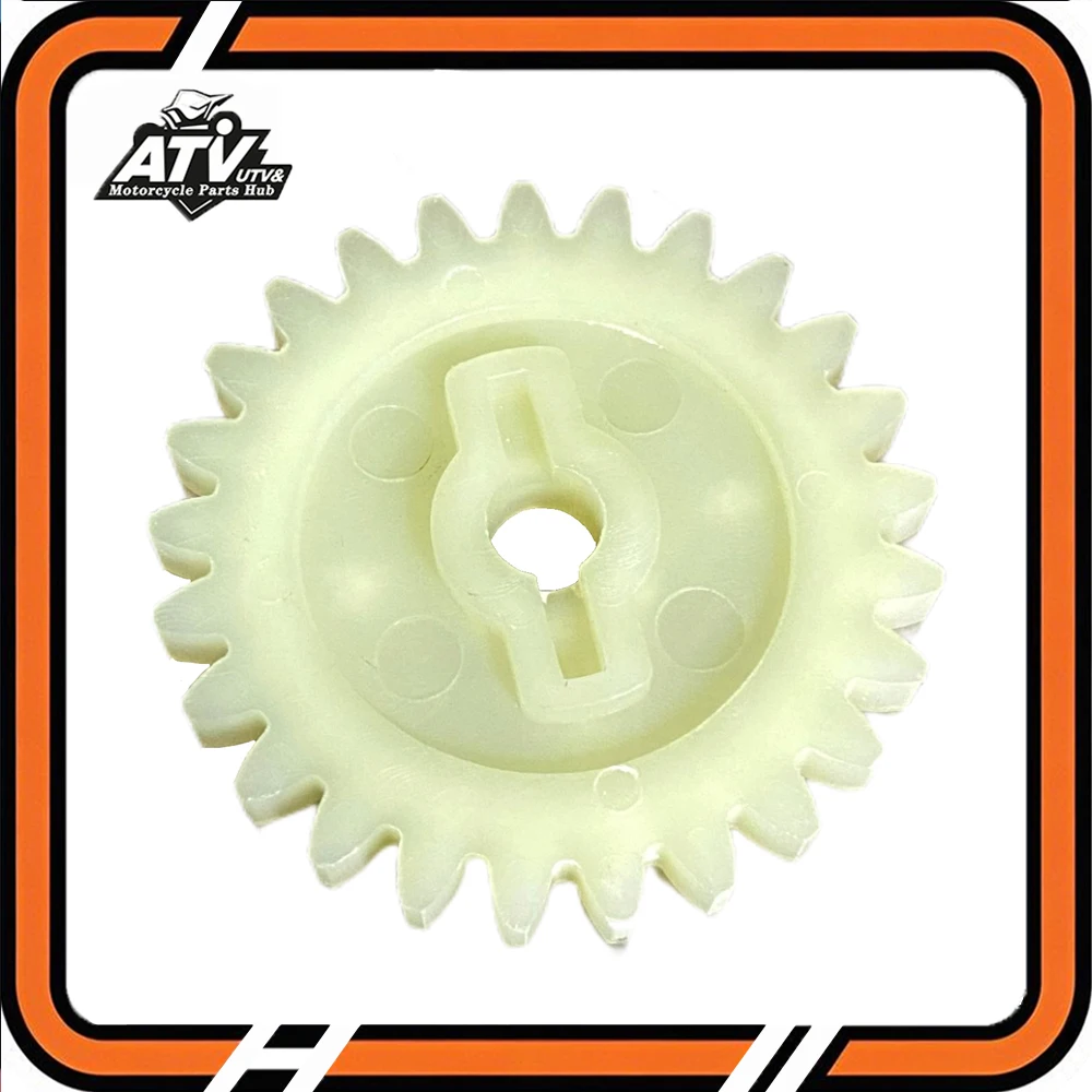 Water Pump Impeller Shaft Gear For Yamaha YP250 Majesty Linhai 250 260 300 370cc Scooter ATV UTV Water-Cooled Engine Gear  22815