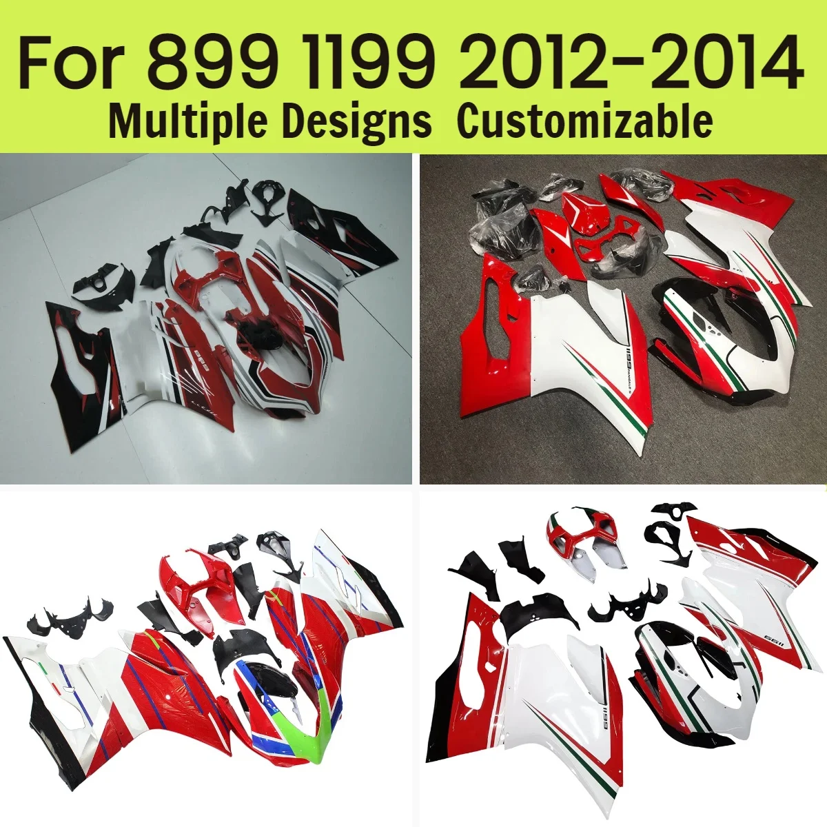 

Cool Fairings 899 2012 2013 2014 ABS Plastic Body Injection Motorcycle Fairing Kit for DUCATI 1199 12 13 14