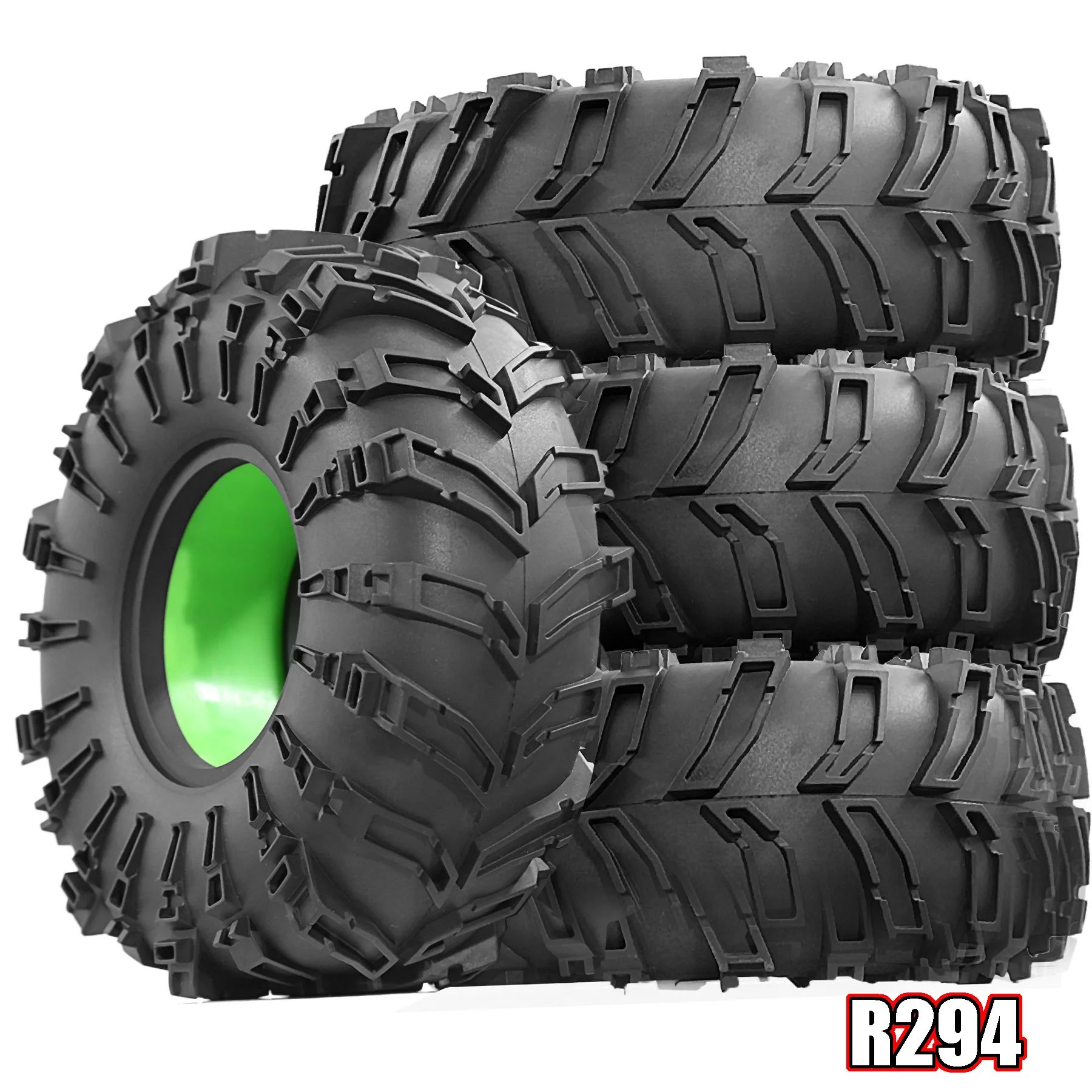 

2.2" Rubber Wheel Tires Silicone insertion for 1:10 RC Rock Buggy Crawler Car Traxxas TRX4 Axial SCX10 90046 OD 140*54mm
