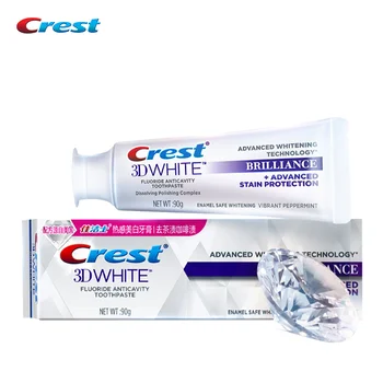 קרסט חום הלבנת משחת שיניים 3D מלבין שיניים מסיר כתמים לרענן את הנשימה רגיש טיפול חניכיים שיניים להדביק 90g