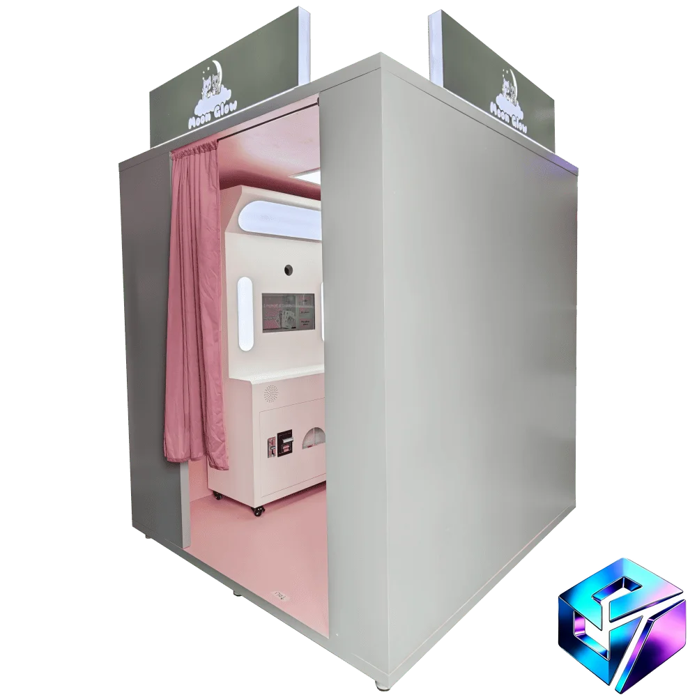 Custom Professional Photo Booth Kiosk Self Service Passport Camera Compatible For Party Event Philippine Market Use