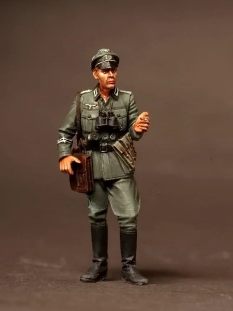 1/35 Niepomalowany zestaw figurek z żywicy, motyw wojskowy, niemiecki żołnierz, niezmontowany i niepomalowany GK, 1127R