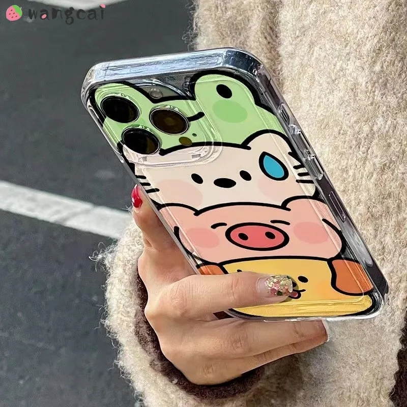 جراب هاتف بحماية ناعمة لـ Oneplus ، الضفدع ، القط ، الخنزير ، الكلب ، غطاء الهاتف ، ACE 3 ، 2V ، 11R ، ACE 2 ، 11 ، 11R ، 10T ، 9RT ، nord CE 9 Pro ، 9 ، 8T