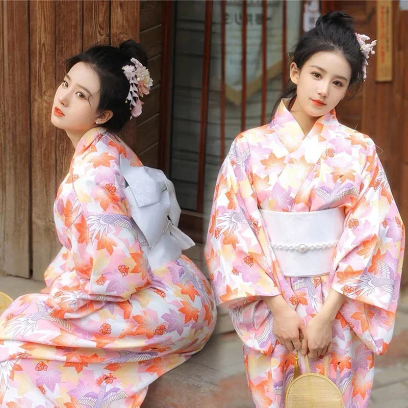 Kimono women Japanese traditional yukata haori kimonos cosplay blouse gown female summer fashion photography clothes party dress