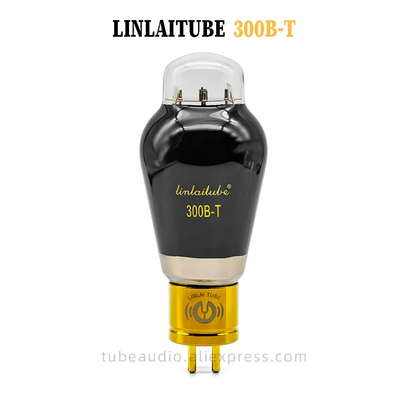 SALES PROMOTION Linlai Treasure  300B-T Black Glass Golden Base Repalce Psvane/Shuguang/WE300B/4300B One Matched Pair