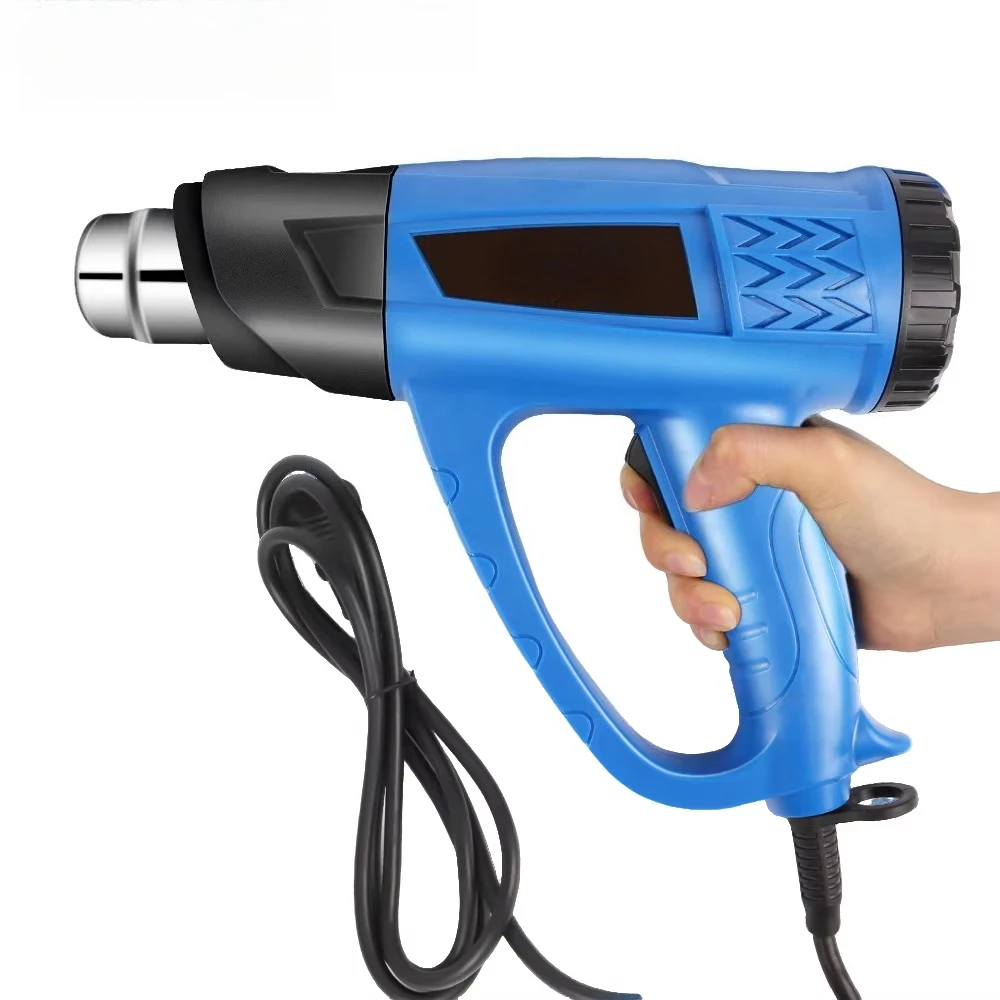 

KQ8672S Цифровая тепловая пушка 50-650 ℃ Профессиональный инструмент с двойным нагревательным сердечником и регулируемой температурой для ремонта автомобильной пленки и труб