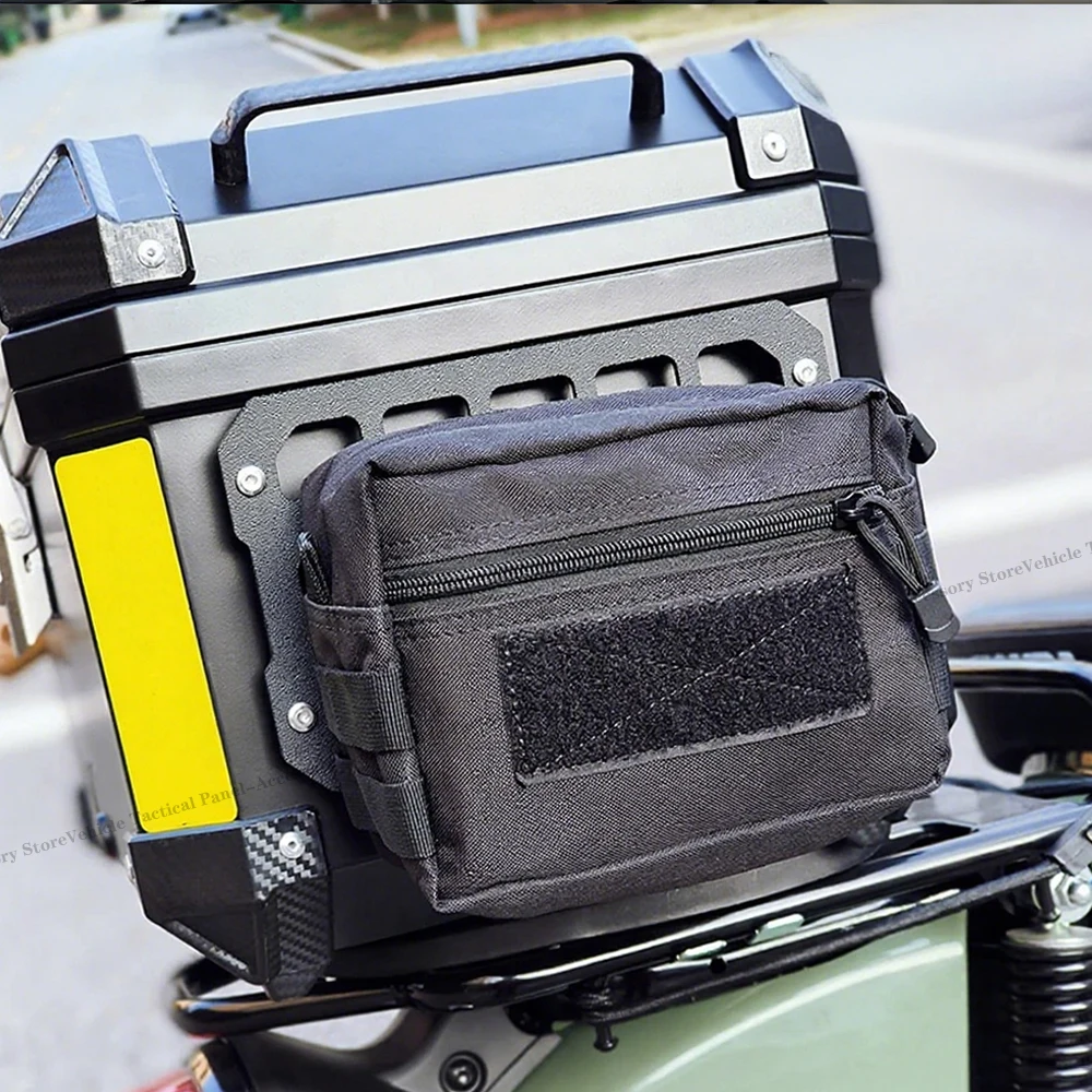 دراجة نارية العلوي حالة مول سريعة التركيب التكتيكية جذع صندوق تخزين سبائك الألومنيوم لوحة مولي صندوق جانبي عالمي