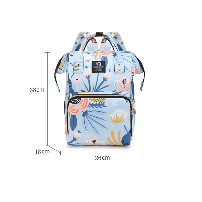 Fashion Nappy Backpack Bag Mummy Bag Mom Baby Multi-Function Waterproof Outdoor Travel Diaper Bags for Baby Care