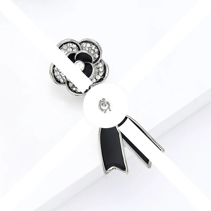 المرأة جنازة التذكاري بروش كاميليا بروش النشاط حفلة على ظهره اكسسوارات الملابس الزخرفية