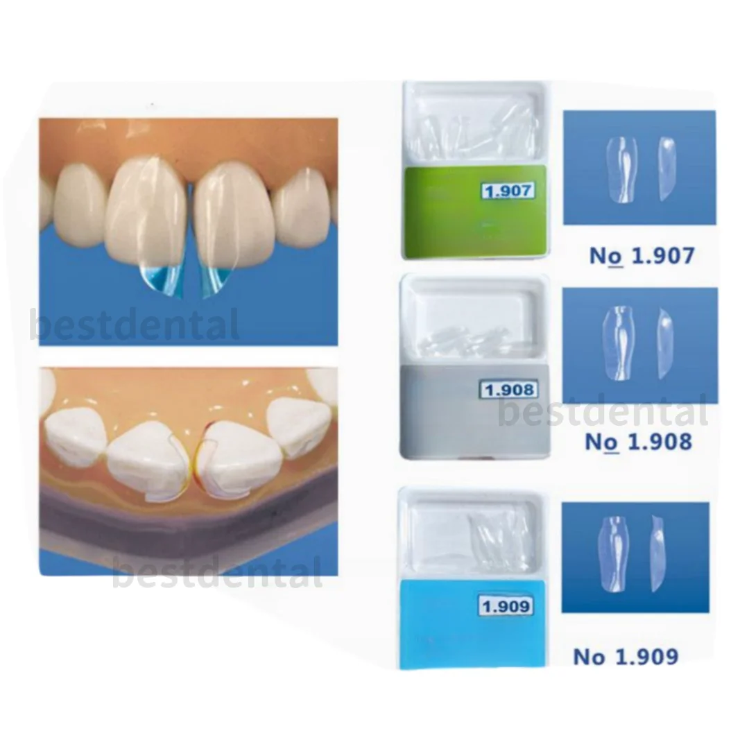 Dental Transparent Clear Matrix Anterior Posterior Restoration BT Bow Matrices Contoured Fit BioClear 1.907/1.908/1.909