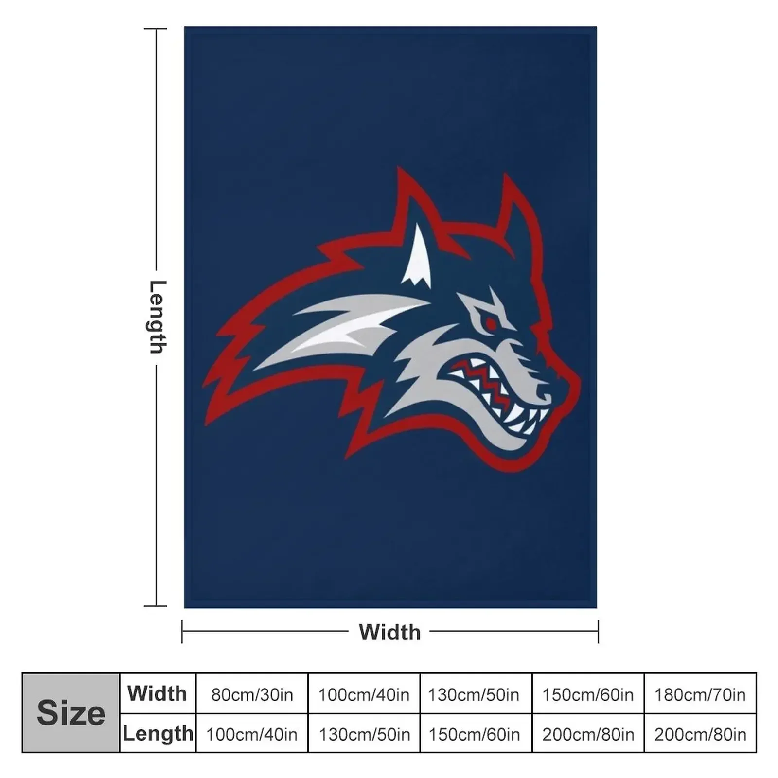 the Seawolves-Stony Brook-icon Throw Blanket Blankets For Bed Sofa Heavy Blankets