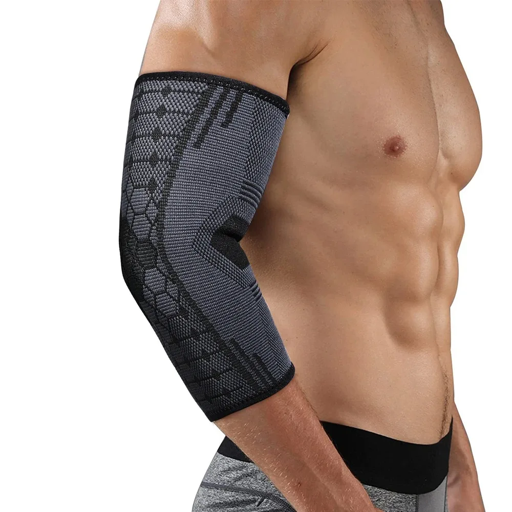 

Breathable Elbow Brace Arm Support Protective Gear Sports Elbow Pads Weightlifting Workouts Arm Guard Compression Elbow Sleeve