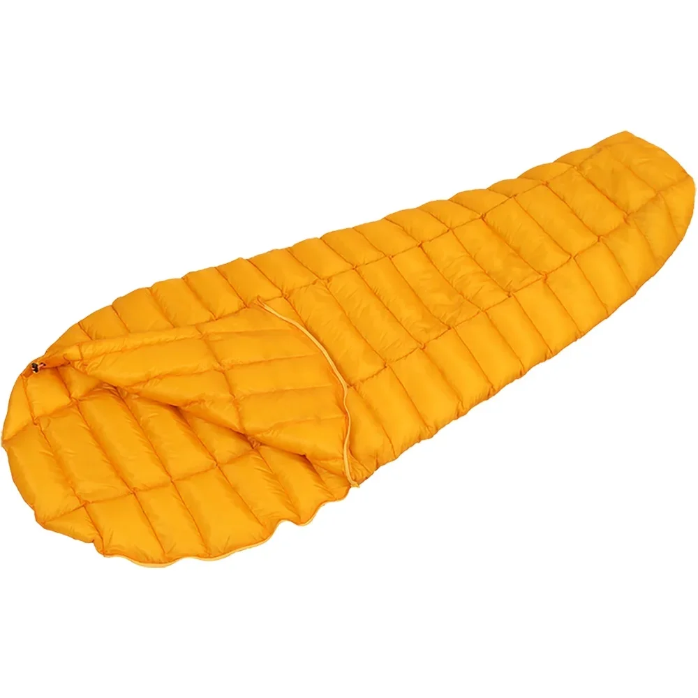 Down Sleeping Bag Outdoor Alpine Guest Ultralight 95% 800fill Traveler Camping Sleeping Bag Mummy Shape Nylon Sleeping Bag