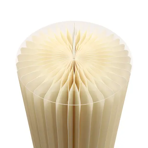 3PCS Wedding Party Flower Stand Cylinder Foldable Cardboard Centerpiece Dessert Table Column Display Stand with Bulbs 40+60+80cm
