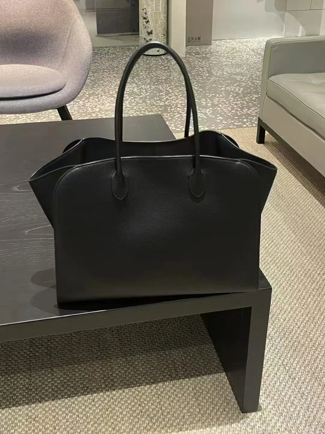 

Grainy Marlo Tote Bag New Fashion High Quality Soft Cowhide Leather Handbag Casual Women's Shoulder Bag Large Capacity