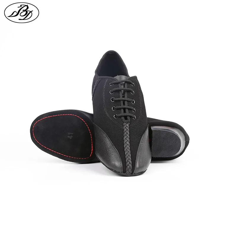Sneaker Men Latin Dance Shoes BD475 Split Sole Genuine Leather Ballroom Dance Sport Shoe Competition Practice