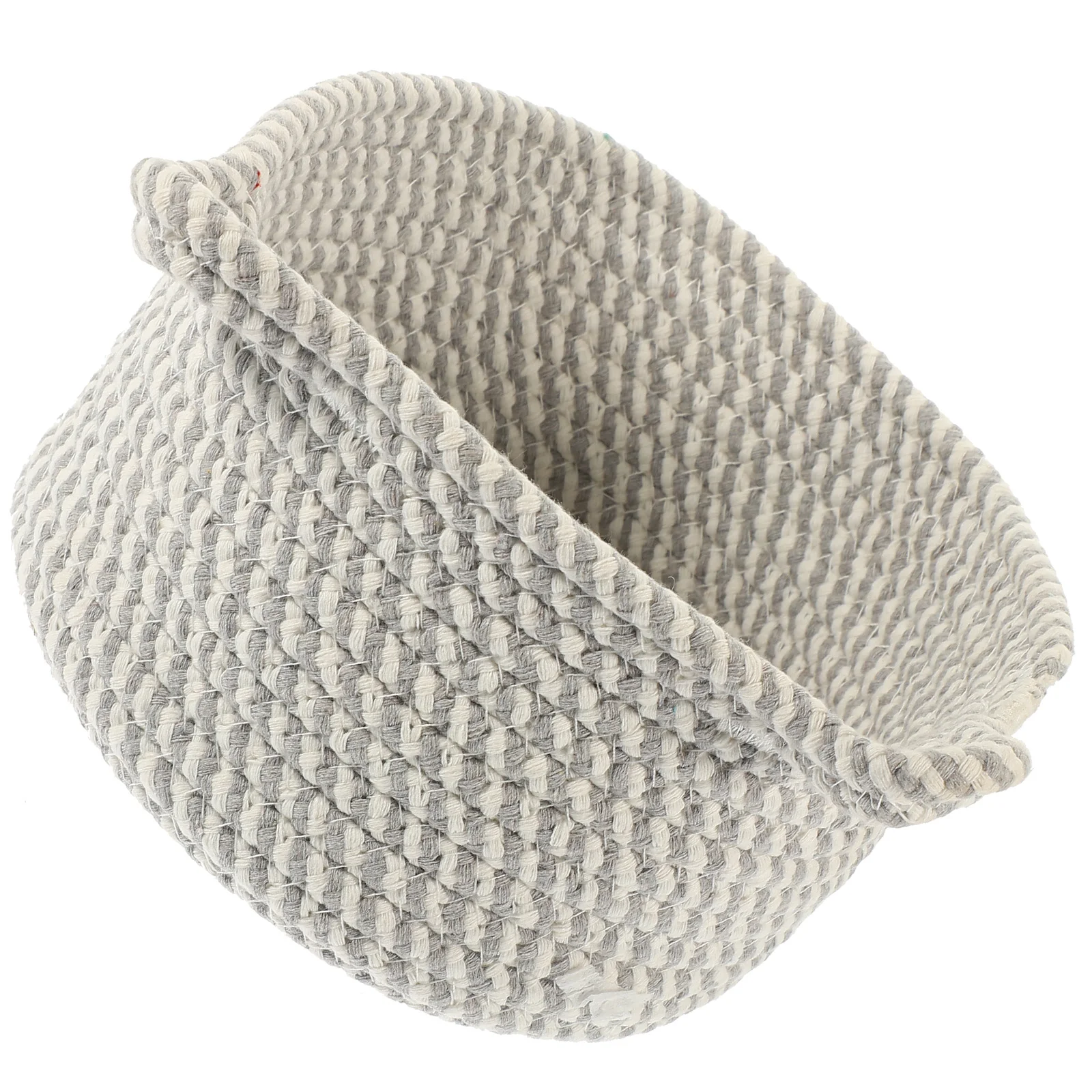 

Cotton Rope Basket Storage Organizer Desktop Sundries Holder Home Decoration Sundries Organizer Gift Lid Multifunction