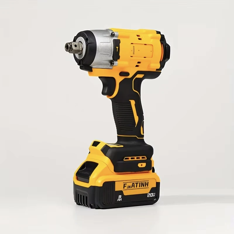 High-power 3600 RPM Impact Wrench, 430N.m - Battery-powered, Wireless Design, Suitable For Automotive And Home Use