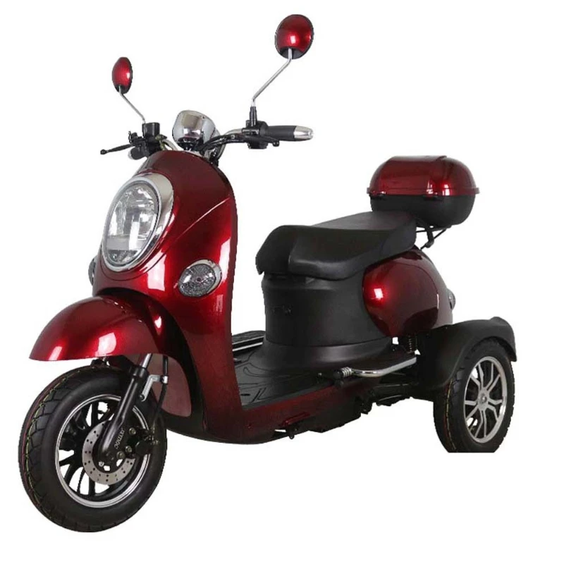 

Three-wheeled scooter electric scooter travel leisure electric bicycle pick up and drop off children red