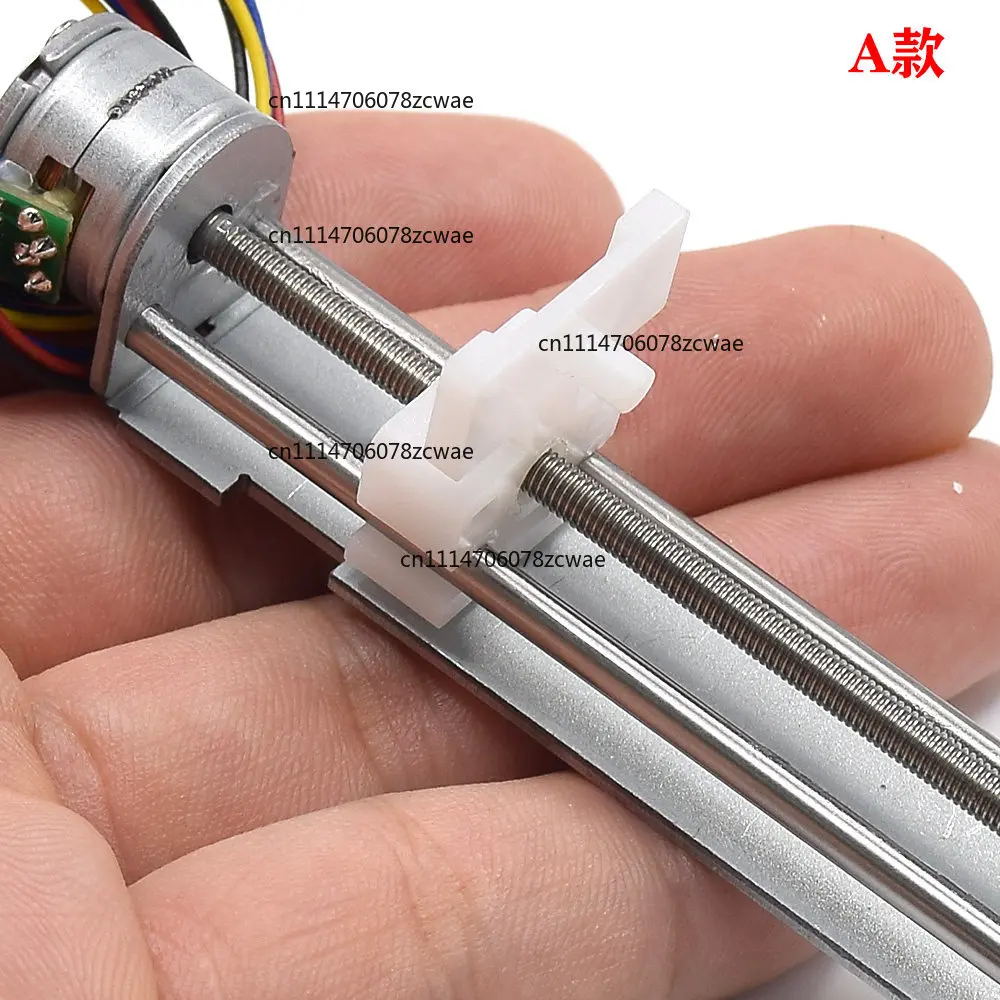 For Engraving Machine 15mm Micro Linear Stepper Motor 80mm Stroke Long Lead Screw Slider Mini Slide Table