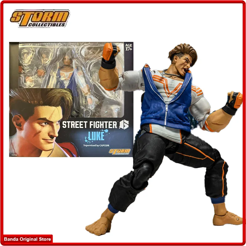 100% In Stock Original Storm Toys ST Street Fighter 6 Luke Anime Action Collection Figures Model Toys