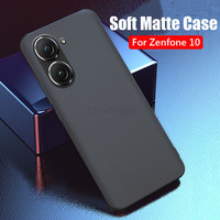 Simple Slim Matte Soft TPU Silicone Phone Case For ASUS Zenfone 10 9 Zonfone10 5G ShockProof Back Cover Cap Fundas