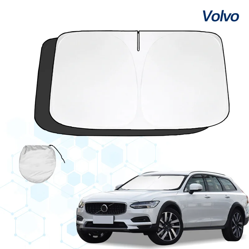Для Volvo V90 Travel Edition V90CC лобовое стекло солнцезащитный козырек солнцезащитный козырек складной блоки УФ-лучи держит автомобильный охладитель