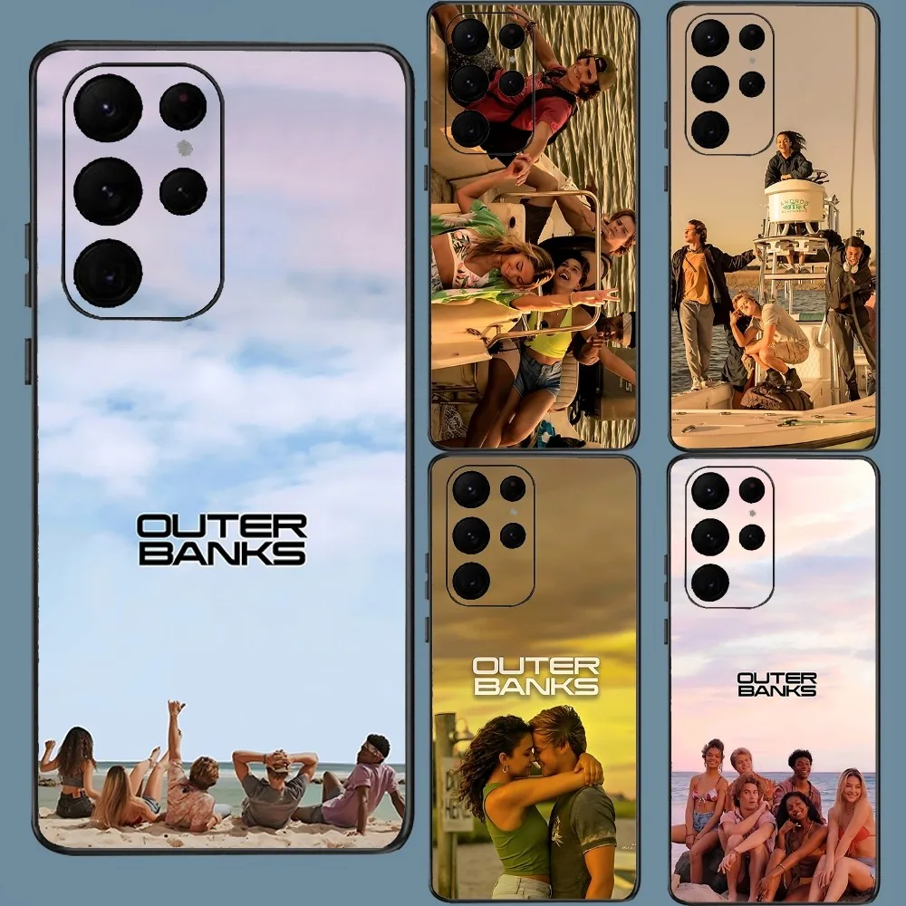 O-Outer B-Banks Phone Case For Samsung Galaxy A52 A12 A51 S21 Edge S22ULTRA S23 S20LITE Plus Ultra Black Cover