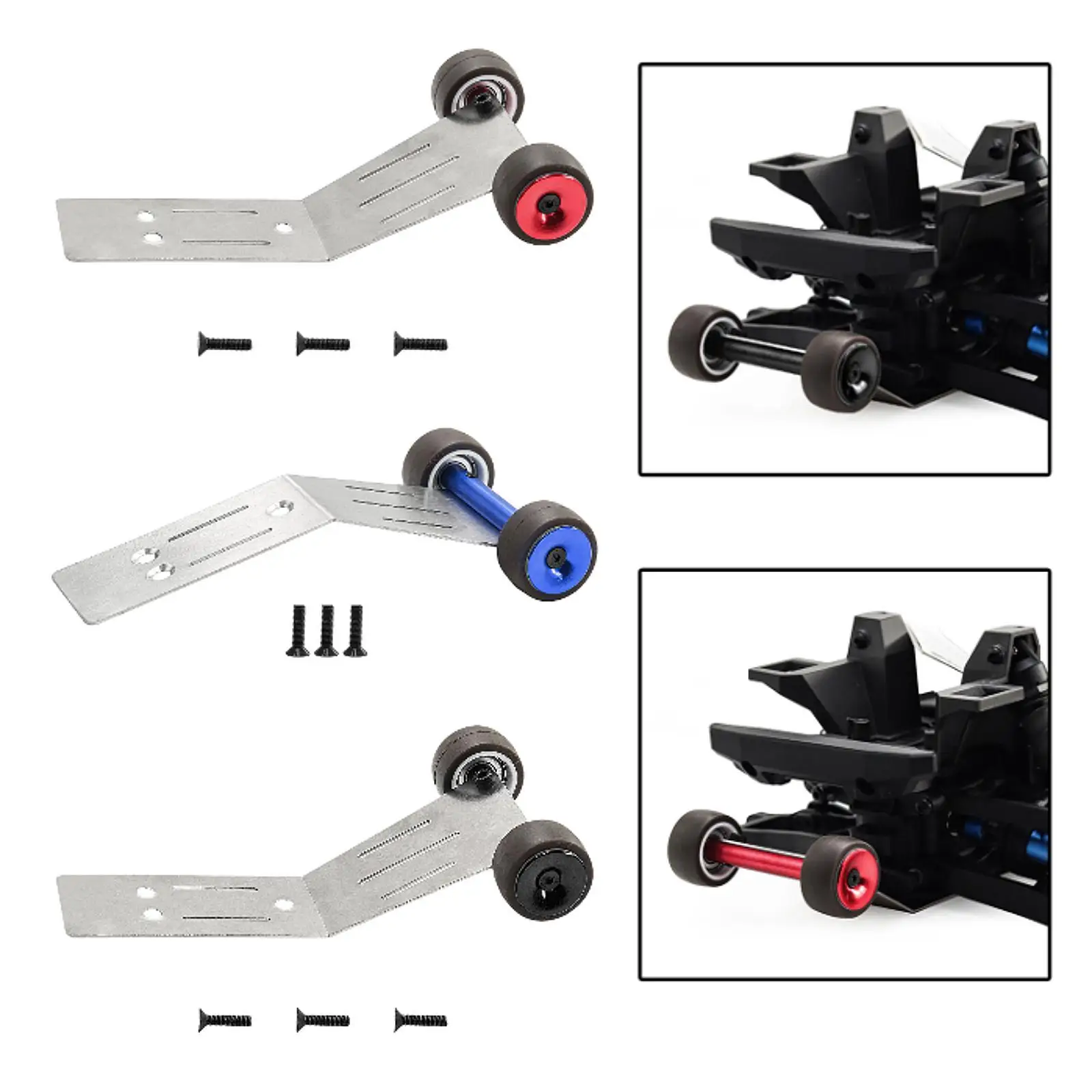 

RC Wheelie Bar Upgrades Part Aluminum Alloy Professional Spare Parts Upgrades
