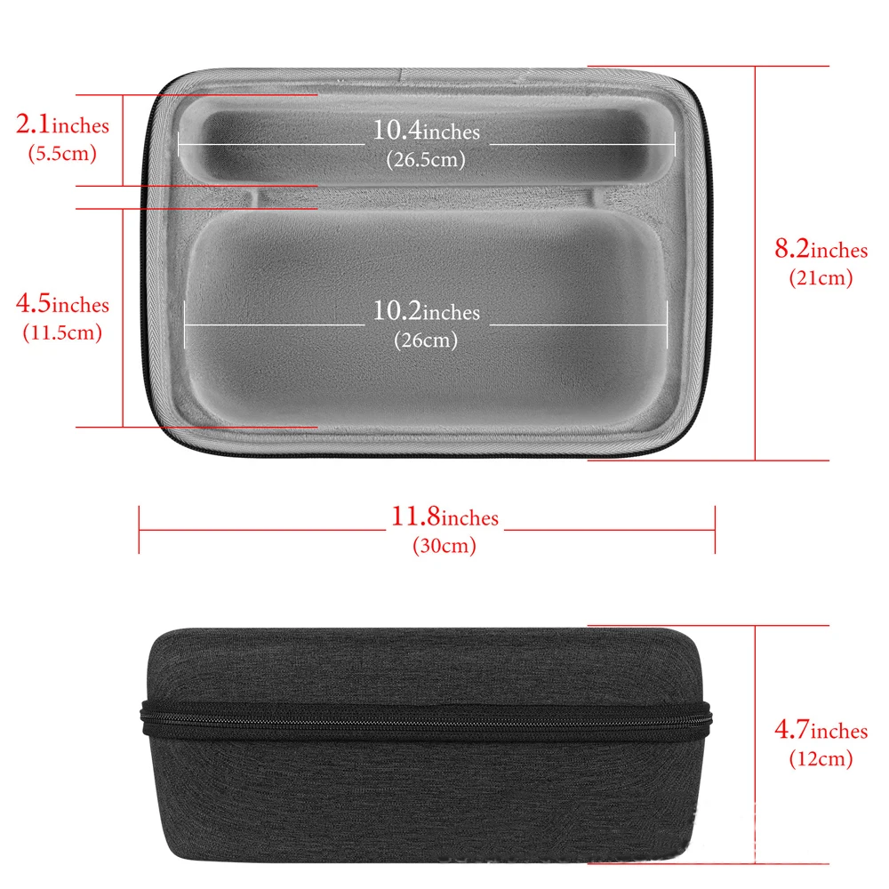 Schützende Hartschalen-Tragetasche für Bose Soundlink Max-Lautsprecher, tragbares Lautsprecherzubehör, Reise-Aufbewahrungstasche für Bose-Lautsprecher – Detail 6