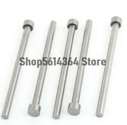 6mm Tip Steel Straight Injection Mould Ejector Pin Die Thimble 5 Pcs