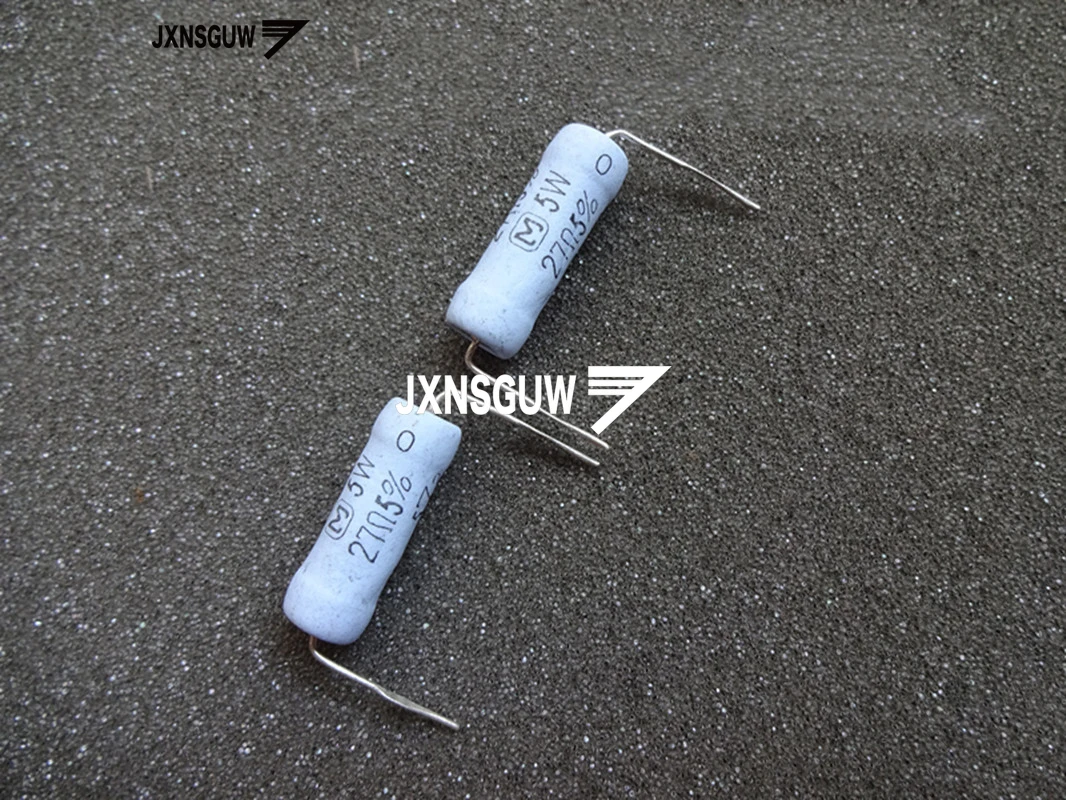 

10PCS NEW Original Matsushita 5% 5W27R 8X24MM advanced resistance 5W 27R Metal oxide film resistor 5W27ohm free shipping