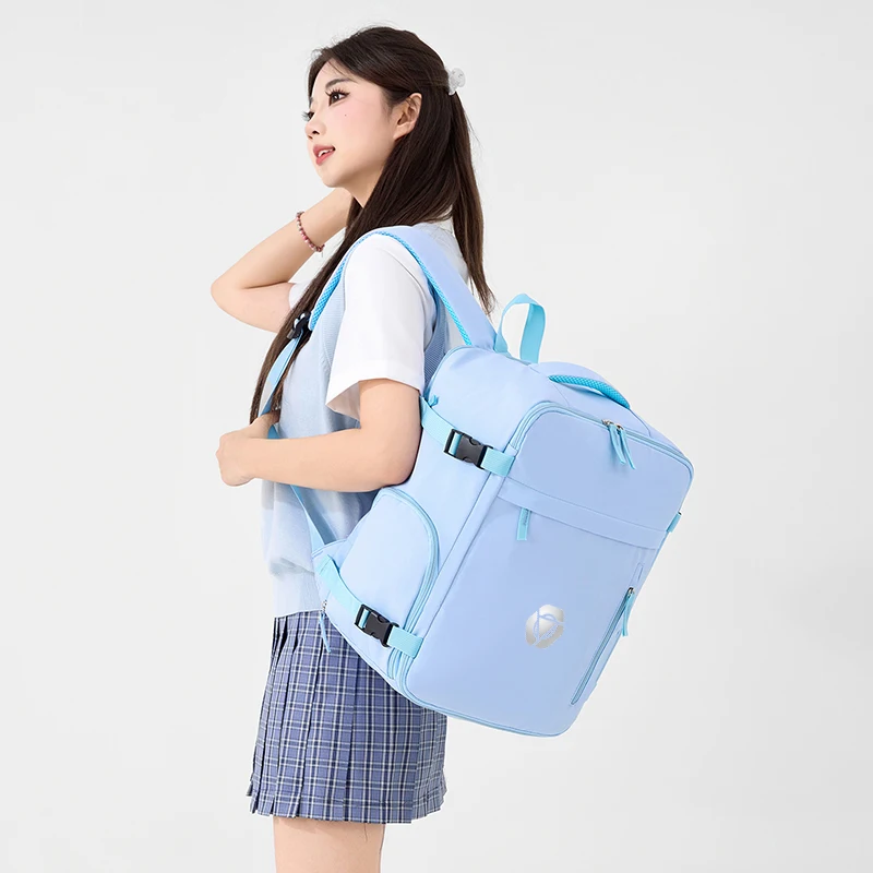 New Style Boarding Backpack 40*20*30 with Side Shoe Compartment, Large Capacity, Multi-Functional Business Travel Computer Backpack for Students