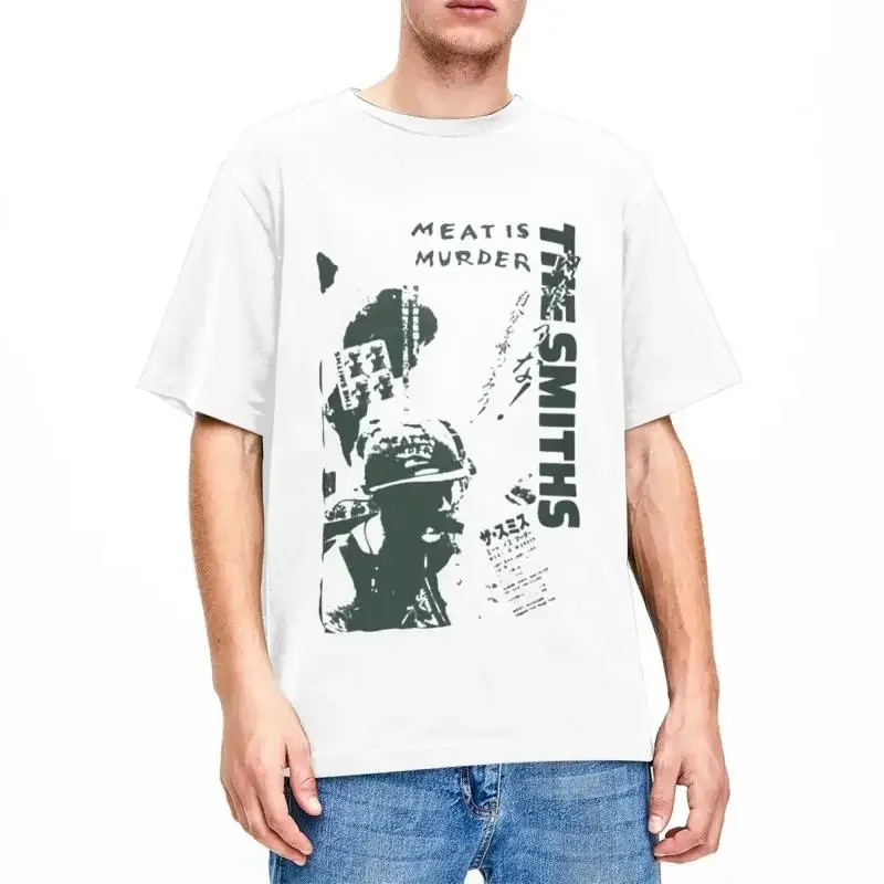 Vintage Rock Band The Smiths Meat Is Murder T Shirt 'S O Neck Cotton Sh